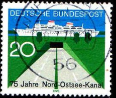 RFA Poste Obl Yv: 493 Mi:628 Nord-Ostsee-Kanal (TB Cachet Rond) - Used Stamps