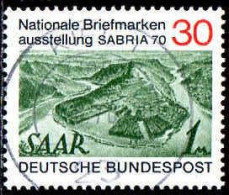 RFA Poste Obl Yv: 482 Mi:619 Briefmarken Ausstellung SABRIA Saarschleife (Beau Cachet Rond) - Used Stamps
