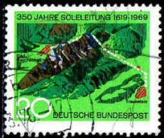 RFA Poste Obl Yv: 465 Mi:602 Soleleitung Bad-Reichenhall Traunstein (cachet Rond) - Used Stamps