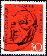 RFA Poste Obl Yv: 432 Mi:567 Konrad Adenauer (cachet Rond) - Used Stamps