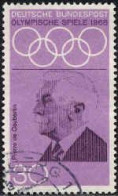 RFA Poste Obl Yv: 428 Mi:563 Olympische Spiele Pierre De Coubertin (cachet Rond) - Used Stamps