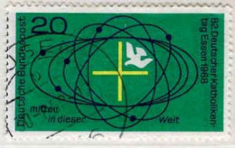 RFA Poste Obl Yv: 433 Mi:568 Deutscher Katholikentag Essen (Beau Cachet Rond) - Oblitérés