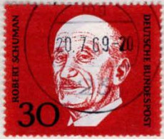 RFA Poste Obl Yv: 421 Mi:556 Robert Schuman (TB Cachet à Date) 20-7-69 - Used Stamps