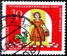 RFA Poste Obl Yv: 405 Mi:540 Wohlfahrtsmarke Frau Holle (Beau Cachet Rond) - Used Stamps