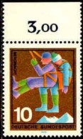 RFA Poste N** Yv: 498 Mi:630 Bergwarcht Bord De Feuille - Unused Stamps