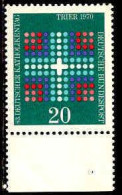 RFA Poste N** Yv: 495 Mi:648 Deutscher Katholikentag Trier Bord De Feuille - Unused Stamps