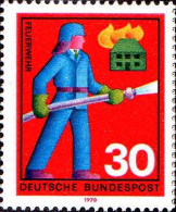 RFA Poste N** Yv: 492 Mi:632 Feuerwehr - Unused Stamps