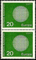 RFA Poste N** Yv: 483 Mi:620 Europa Cept Tissage Formant Un Soleil Paire - Unused Stamps