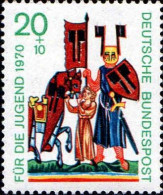 RFA Poste N** Yv: 476 Mi:613 Für Die Jugend Wolfram Von Eschenbach - Unused Stamps