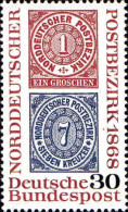 RFA Poste N** Yv: 435 Mi:569 Norddeutscher Postbezirk - Ongebruikt