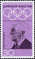 RFA Poste N** Yv: 428 Mi:563 Olympische Spiele Pierre De Coubertin - Neufs