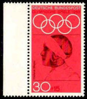 RFA Poste N** Yv: 429 Mi:564 Olympische Spiele Helene Mayer Bord De Feuille - Neufs