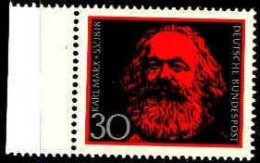 RFA Poste N** Yv: 425 Mi:558 Karl Marx Bord De Feuille - Unused Stamps