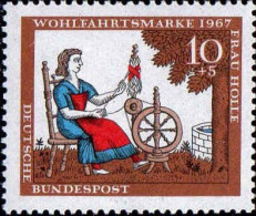 RFA Poste N* Yv: 403 Mi:538 Wohlfahrtsmarke Frau Holle (défaut Gomme) - Unused Stamps