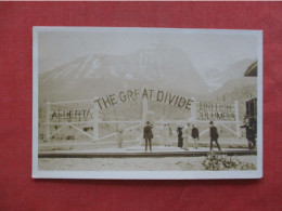 RPPC Alberta---The Great Divide--------- British Columbia.   Ref 6422 - Sonstige & Ohne Zuordnung