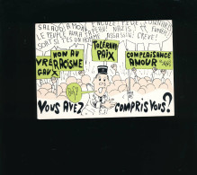 Robert Faraboz Manifestation 16.02.85 à Apt Visite De M. Lepen  Non Au Racisme Vous Avez Compris Vous ? - Autres & Non Classés