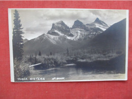 RPPC Three Sisters  Canada > Alberta > Banff    Ref 6422 - Banff