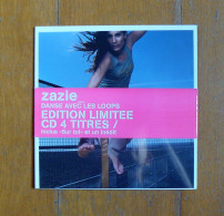 CD 4 Titres ZAZIE : Danse Avec Les Loops - édition Limitée - Neuf Sous Cello - Autres - Musique Française