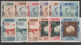 238 - Eritrea 1933 - II° Mostra D’Arte Coloniale N. 220/225+A1/A6. Cat. € 330,00 MNH - Eritrea