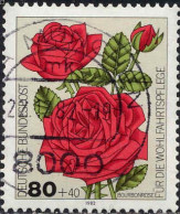 RFA Poste Obl Yv: 984 Mi:1152 Für Die Wohlfahrtspflege Bourbonrose (TB Cachet Rond) - Used Stamps
