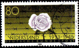 RFA Poste Obl Yv: 995 Mi:1163 Verfolgerung Widerstand (Dents Courtes) Cachet Rond - Used Stamps