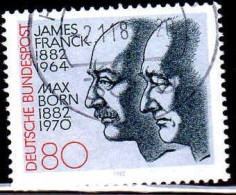 RFA Poste Obl Yv: 979 Mi:1147 James Franck Max Born (Beau Cachet Rond) - Used Stamps