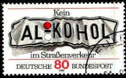 RFA Poste Obl Yv: 977 Mi:1145 Kein Alkohol Im Straßenverkehr (cachet Rond) - Used Stamps