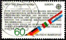 RFA Poste Obl Yv: 963 Mi:1131 Europa Cept Römische Verträge (TB Cachet Rond) - Used Stamps