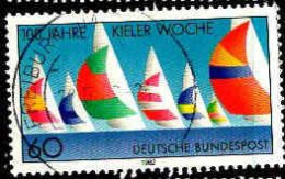 RFA Poste Obl Yv: 964 Mi:1132 100.Jahre Kieler Woche (Beau Cachet Rond) - Used Stamps