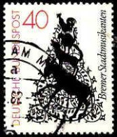 RFA Poste Obl Yv: 952 Mi:1120 Bremer Stadtmusikanten (Beau Cachet Rond) - Used Stamps