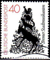 RFA Poste Obl Yv: 952 Mi:1120 Bremer Stadtmusikanten (Lign.Ondulées) - Used Stamps