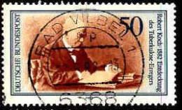 RFA Poste Obl Yv: 954 Mi:1122 Robert Koch Prix Nobel (TB Cachet Rond) - Used Stamps