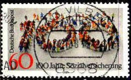 RFA Poste Obl Yv: 949 Mi:1116 Sozialversicherung (TB Cachet Rond) - Used Stamps