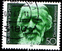 RFA Poste Obl Yv: 936 Mi:1104 Wilhelm Raabe Poète (TB Cachet Rond) - Oblitérés