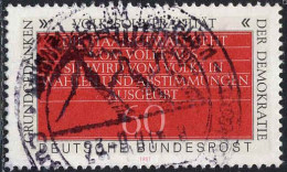 RFA Poste Obl Yv: 939 Mi:1107 Grundgedanken Der Demokratie Volkssouveränität (beau Cachet Rond) - Used Stamps