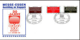 RFA Poste Obl Yv: 937/939 Caravan Salon Essen 3-10-1981 (TB Cachet à Date) - Used Stamps