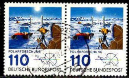 RFA Poste Obl Yv: 932 Mi:1100 Polarforschung Paire (TB Cachet Rond) - Used Stamps