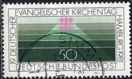RFA Poste Obl Yv: 930 Mi:1098 19.Evangelischer Kirchentag Hamburg (Beau Cachet Rond) - Used Stamps