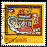 RFA Poste Obl Yv: 912 Mi:1066 Weihnachtsmarke Naissance De Jésus (TB Cachet Rond) - Oblitérés