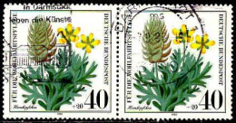 RFA Poste Obl Yv: 905 Mi:1059 Wohlfahrtspflege Hornköpchen Paire (Beau Cachet Rond) - Used Stamps