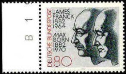 RFA Poste N** Yv: 979 Mi:1147 James Franck Max Born Prix Nobel De Physique Bord De Feuille - Neufs