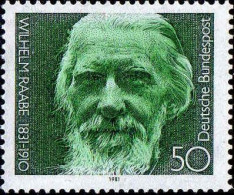 RFA Poste N** Yv: 936 Mi:1104 Wilhelm Raabe Poète - Unused Stamps
