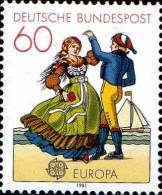 RFA Poste N** Yv: 929 Mi:1097 Europa Folklore Allemagne Du Nord - Unused Stamps