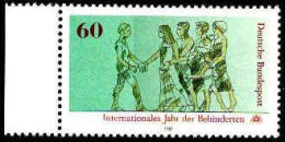 RFA Poste N** Yv: 915 Mi:1083 Année Internationale Des Handicapés Bord De Feuille - Unused Stamps