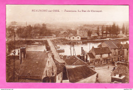 F-95-Beaumont Sur Oise-01P120   Panorama, La Rue De Clermont, Cpa BE - Beaumont Sur Oise