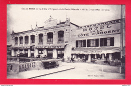 F-33-Soulac Sur Mer-112P237  Grand Hôtel De La Cote D'argent Et De Paris Réunis, Verso Pub Pour L'hôtel, Cpa BE - Soulac-sur-Mer