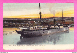 E-Algerie-213P118  MOSTAGANEM, Un Transatlantique Dans Le Port, Cpa Colorisée - Mostaganem