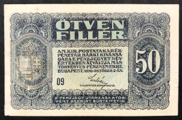 UNGHERIA Hungary 50 Filler 1920  LOTTO 3924 - Hongrie