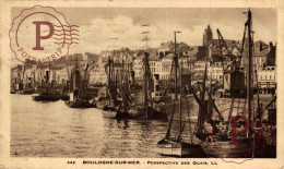 FRANCIA. FRANCE. 62 BOULOGNE SUR MER PERSPECTIVE DES QUAIS - Boulogne Sur Mer