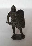 FIGURINE KINDER METAL BRUNI BRONZE GUERRIER NORMAND (1) 80's -   NORMANDISCHER KRIEGER - Metal Figurines